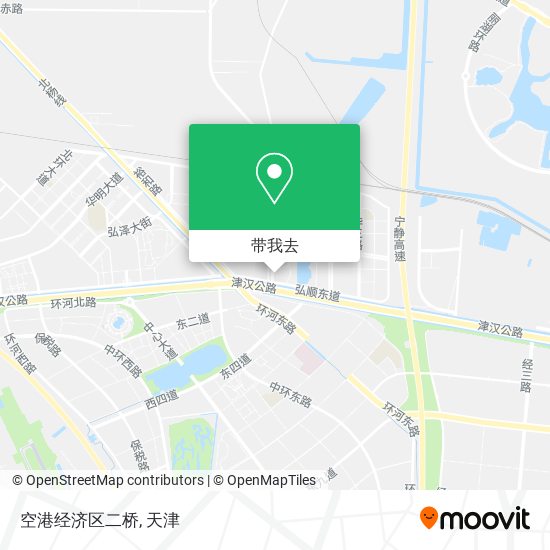 空港经济区二桥地图