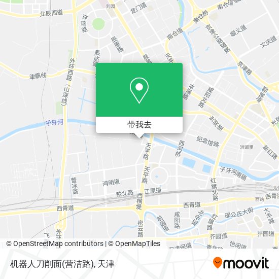机器人刀削面(营洁路)地图