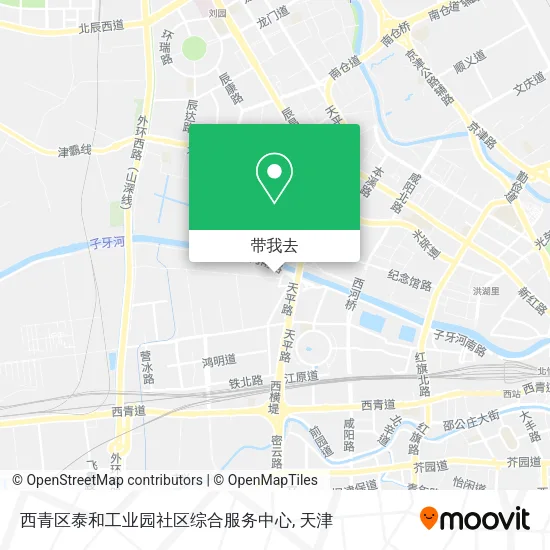 西青区泰和工业园社区综合服务中心地图