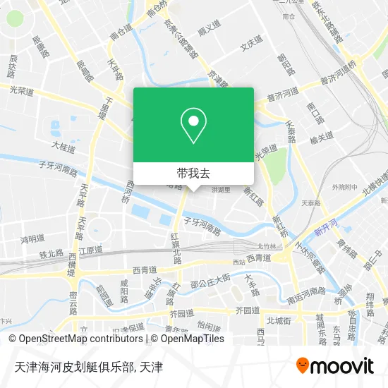 天津海河皮划艇俱乐部地图