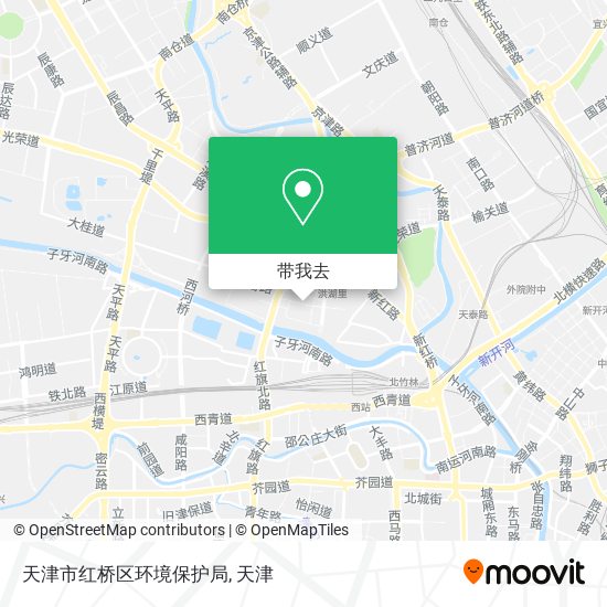 天津市红桥区环境保护局地图