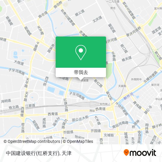 中国建设银行(红桥支行)地图