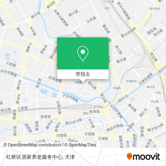 红桥区居家养老服务中心地图
