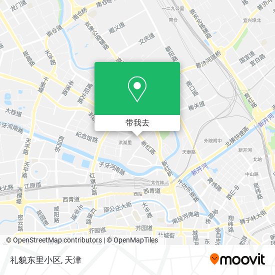 礼貌东里小区地图