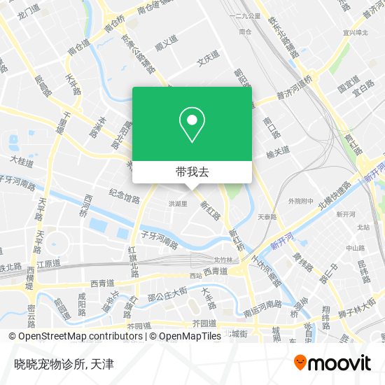 晓晓宠物诊所地图