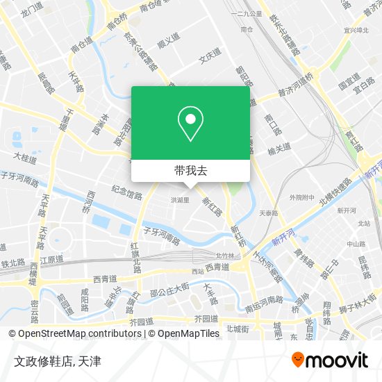 文政修鞋店地图