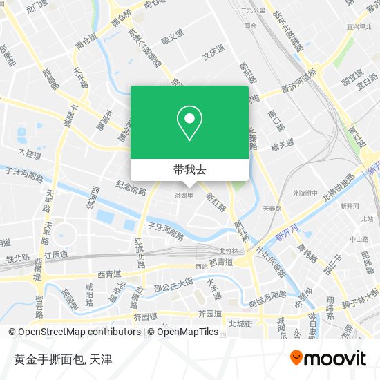 黄金手撕面包地图