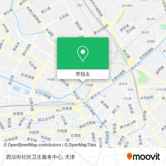 西沽街社区卫生服务中心地图