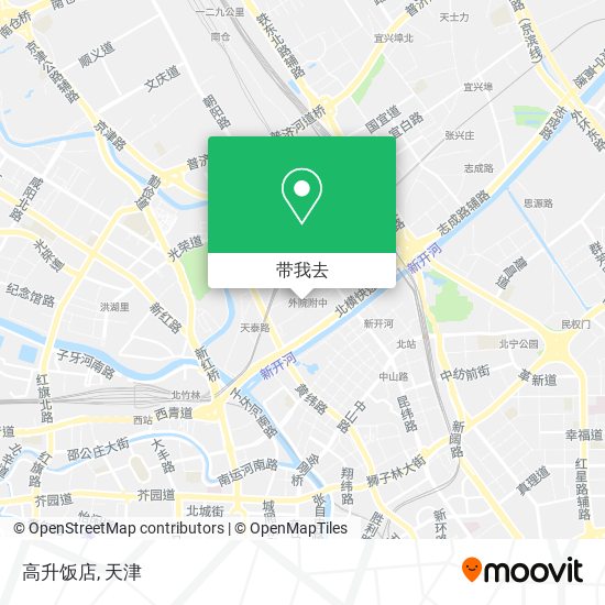 高升饭店地图