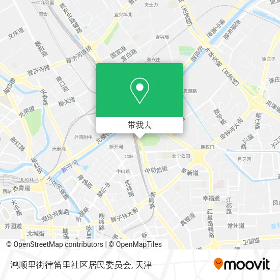 鸿顺里街律笛里社区居民委员会地图