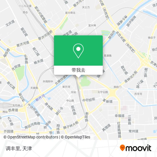 调丰里地图