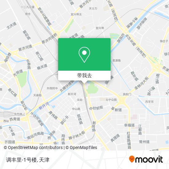 调丰里-1号楼地图