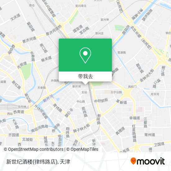 新世纪酒楼(律纬路店)地图