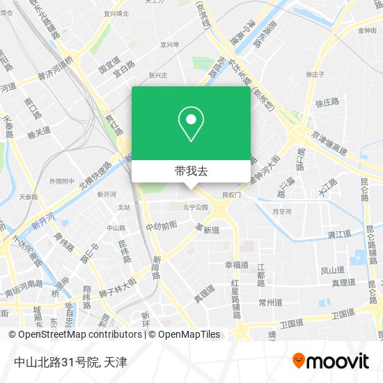 中山北路31号院地图