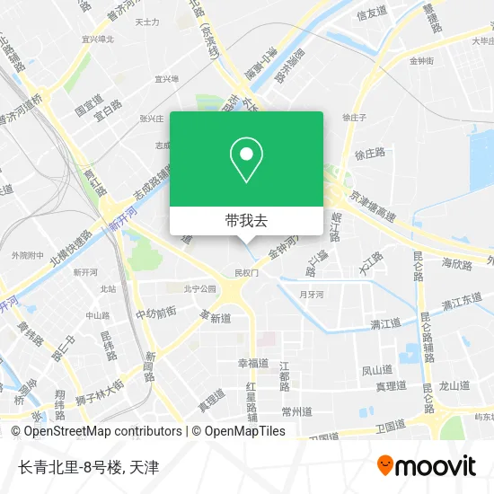 长青北里-8号楼地图