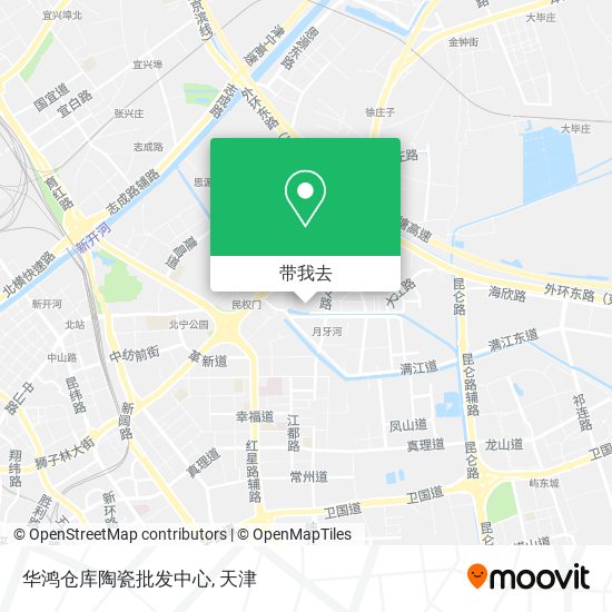 华鸿仓库陶瓷批发中心地图