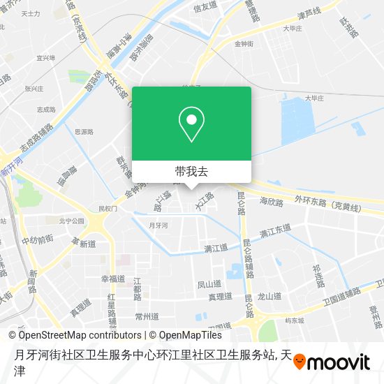 月牙河街社区卫生服务中心环江里社区卫生服务站地图