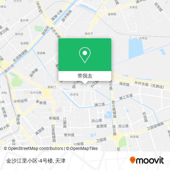 金沙江里小区-4号楼地图