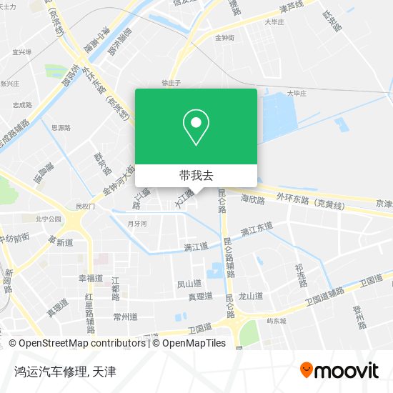 鸿运汽车修理地图