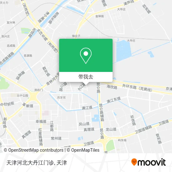 天津河北大丹江门诊地图