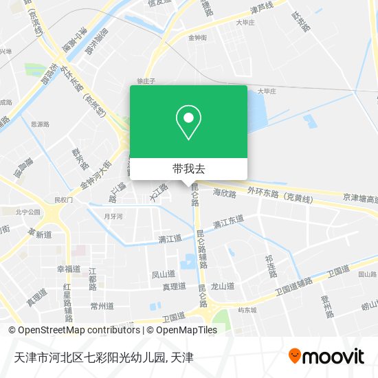天津市河北区七彩阳光幼儿园地图