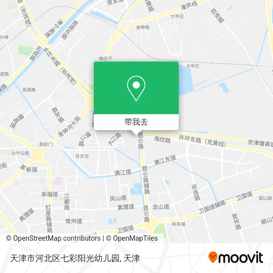 天津市河北区七彩阳光幼儿园地图