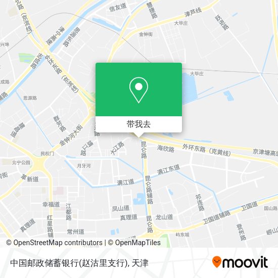 中国邮政储蓄银行(赵沽里支行)地图
