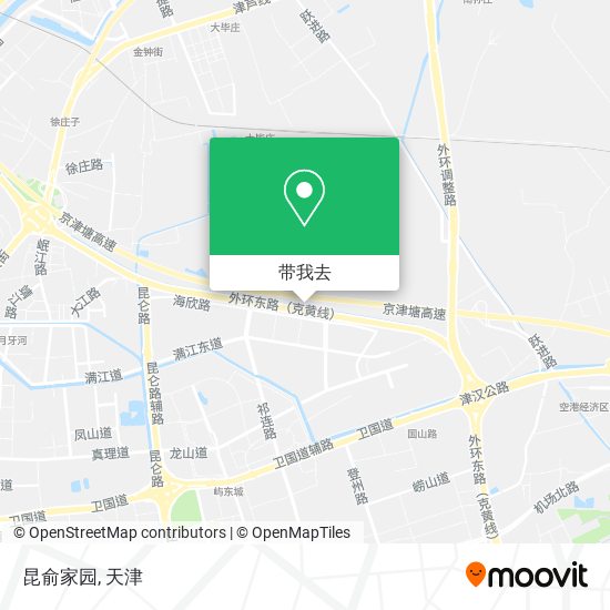 昆俞家园地图