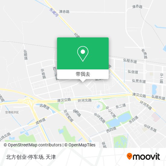 北方创业-停车场地图