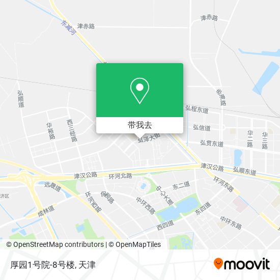 厚园1号院-8号楼地图