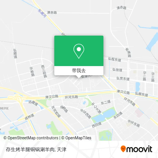 存生烤羊腿铜锅涮羊肉地图