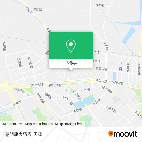 惠明康大药房地图
