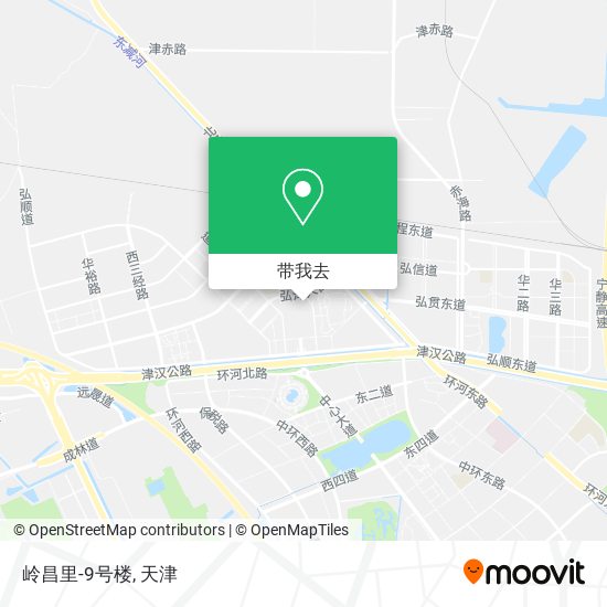 岭昌里-9号楼地图