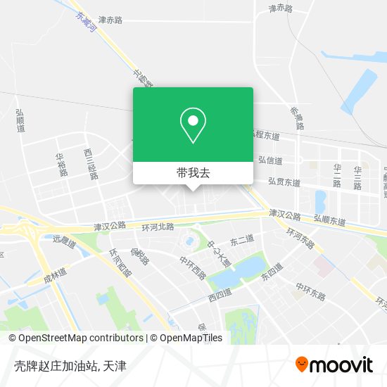 壳牌赵庄加油站地图