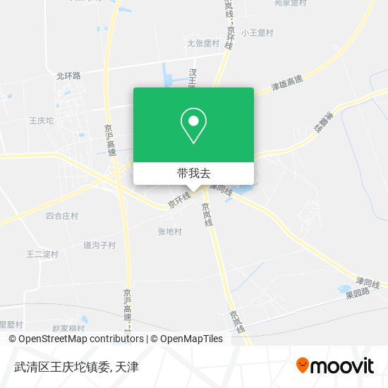 武清区王庆坨镇委地图