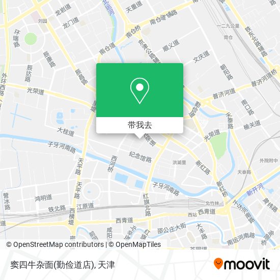 窦四牛杂面(勤俭道店)地图