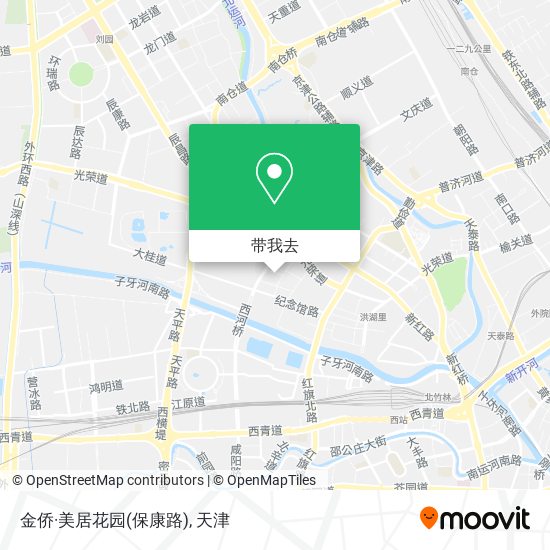 金侨·美居花园(保康路)地图