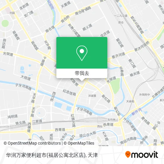 华润万家便利超市(福居公寓北区店)地图