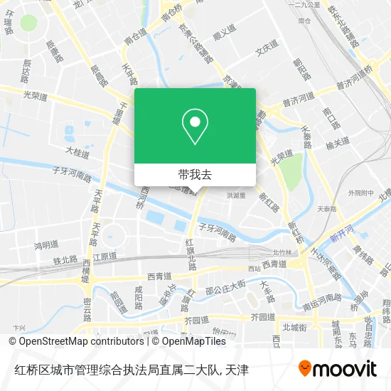 红桥区城市管理综合执法局直属二大队地图