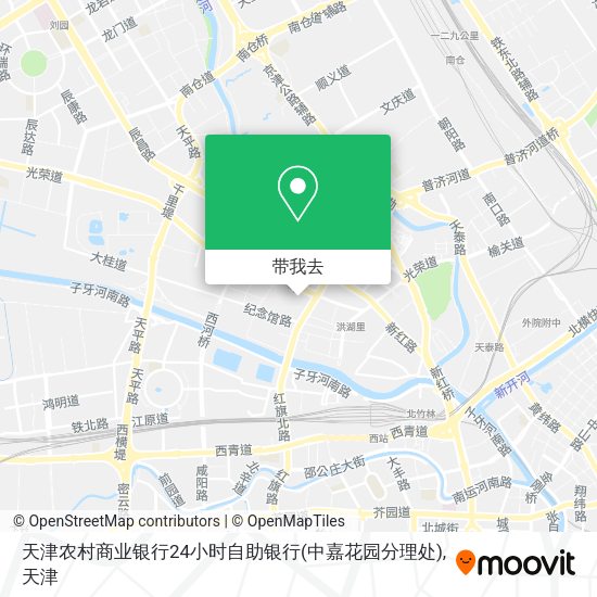 天津农村商业银行24小时自助银行(中嘉花园分理处)地图