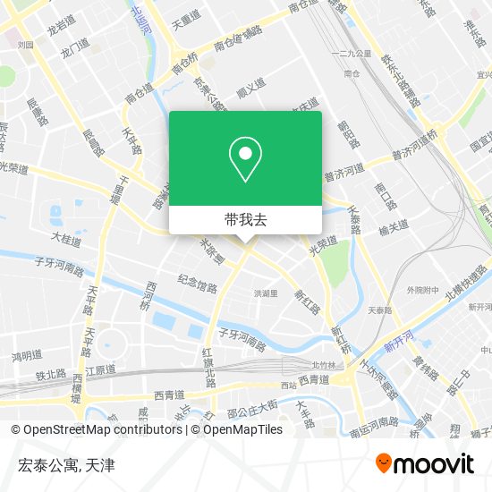 宏泰公寓地图