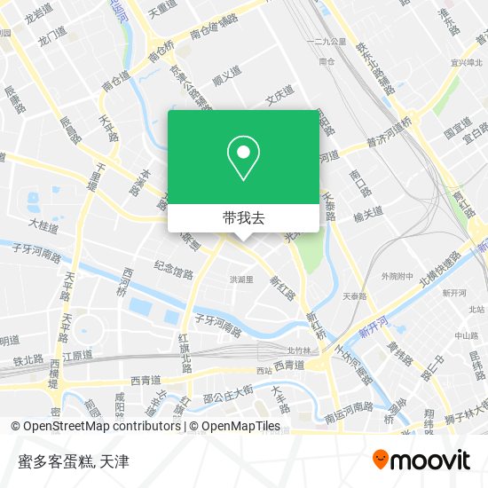 蜜多客蛋糕地图