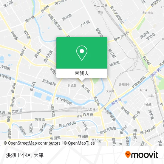 洪湖里小区地图