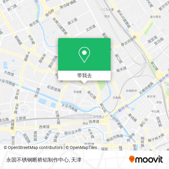 永固不锈钢断桥铝制作中心地图