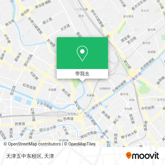 天津五中东校区地图