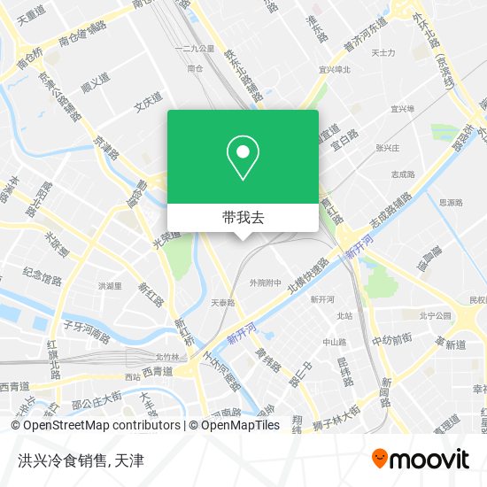 洪兴冷食销售地图
