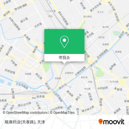 顺康药业(天泰路)地图