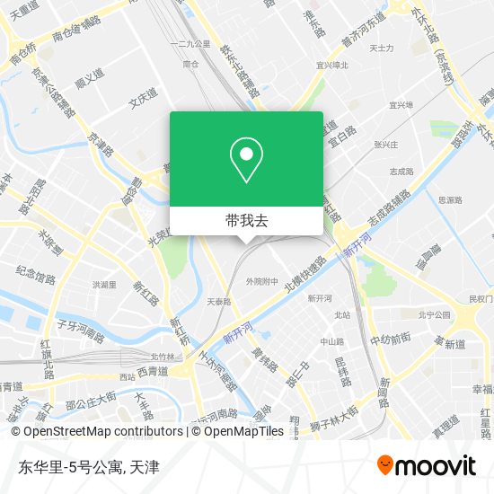 东华里-5号公寓地图