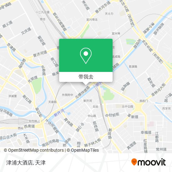 津浦大酒店地图