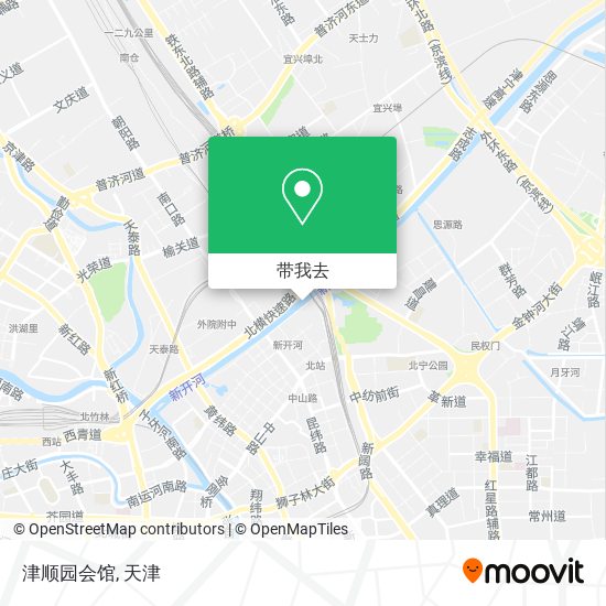 津顺园会馆地图